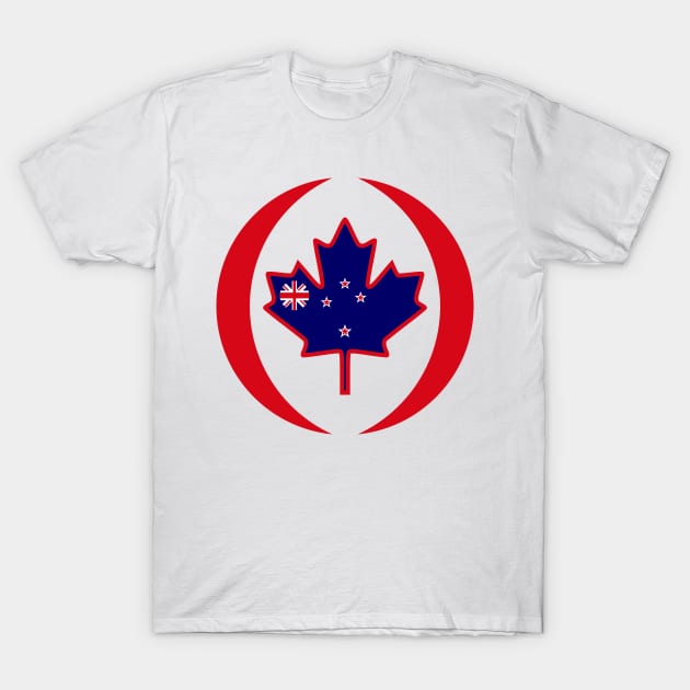 New Zealander Canadian Multinational Patriot Flag Series T-Shirt by Village Values